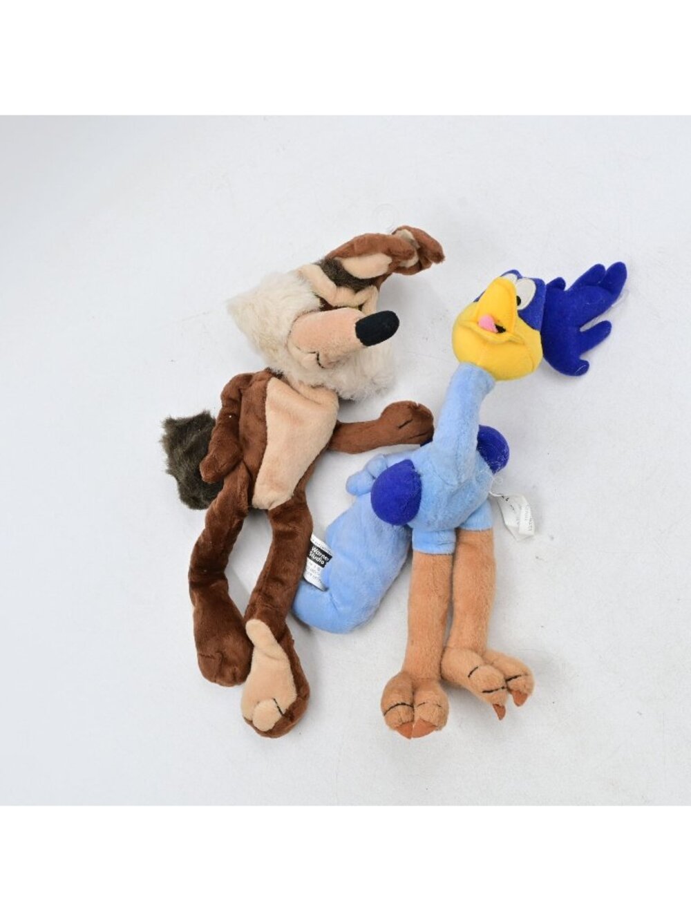 Warner Bros Looney Tunes Wile E Coyote Road Runner Bean Bag Plush Set
